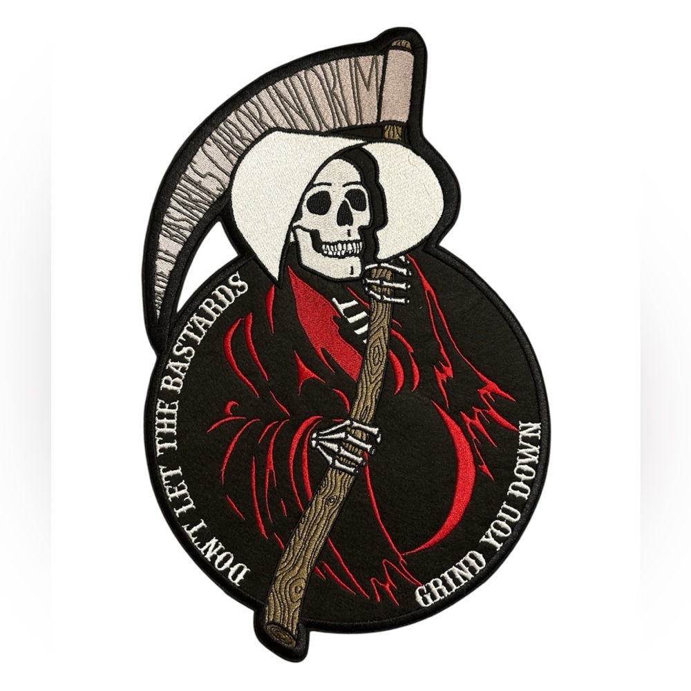 Skeleton Reaper Handmaid Patch – Large Jacket / Backpack Embroidery Patch